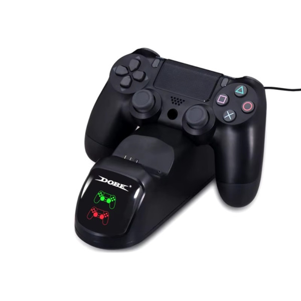 Зарядная док-станция DOBE ТР4-889 для джойстиков PS4 Slim Pro двойная подставка держатель зарядное устройство Зарядная док-станция DOBE ТР4-889 для джойстиков PS4 Slim Pro двойная подставка держатель зарядное устройство