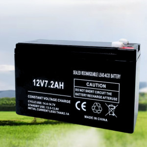 Герметичный аккумулятор свинцово кислотный 12V 7.2АН универсальная перезаряжаемая батарея