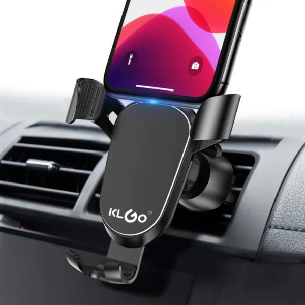 Автодержатель для телефона гравитационный KLGO Z9 на дефлектор в машину крепление в автомобиль для смартофна Автодержатель для телефона гравитационный KLGO Z9 на дефлектор в машину крепление в автомобиль для смартофна