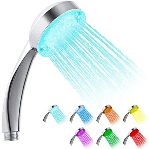 Лейка душевая со светодиодной подсветкой led shower 7 Colors верхний душ ванной комнаты светодиодная насадка Лейка душевая со светодиодной подсветкой led shower 7 Colors верхний душ ванной комнаты светодиодная насадка