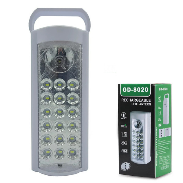 Переносной фонарь ручной аккумуляторный GD-8020 светодиодный с USB зарядкой для телефона Power bank