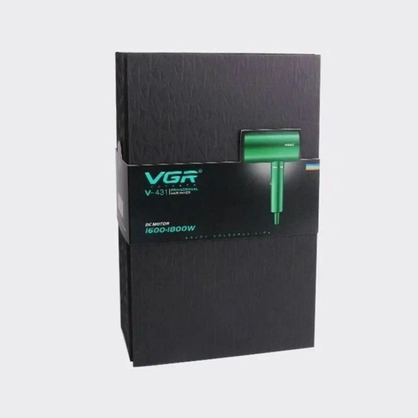 Профессиональный фен с ионизацией VGR V-431 с концентратором для сушки и укладки волос в подарочной коробке