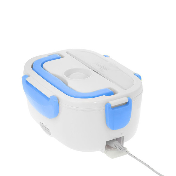 Ланч-бокс с подогревом от сети 220V Голубой Electric lunch box Контейнер для еды судок для обедов
