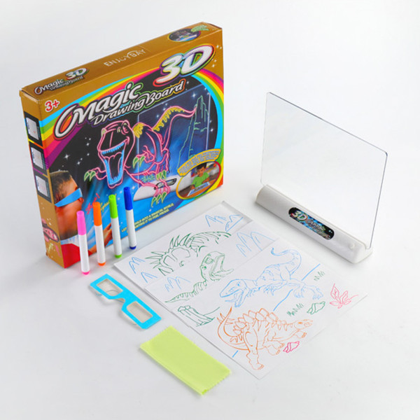 Доска для рисования с эффектом 3D Magic Drawing Board Планшет для детей 3д Набор для детского творчества Доска для рисования с эффектом 3D Magic Drawing Board Планшет для детей 3д Набор для детского творчества