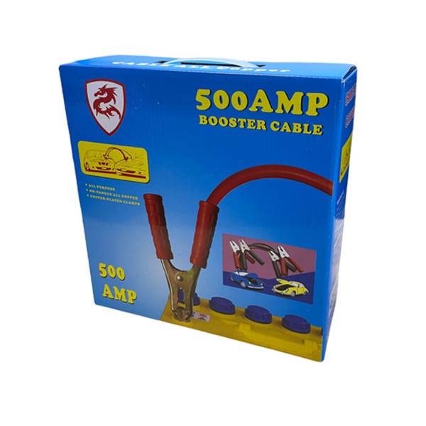 Провод для прикуривания авто с зажимами крокодилы cable all copper 500 AMP стартовые провода 2 м Провод для прикуривания авто с зажимами крокодилы cable all copper 500 AMP стартовые провода 2 м
