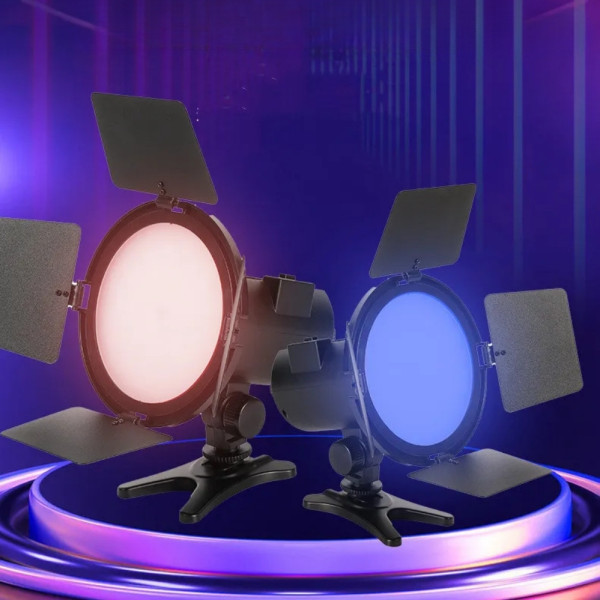 Світлодіодна RGB лампа відеосвітло з пультом та штативом 2м JSL-216 LED прожектор для фото та відеозйомки Світлодіодна RGB лампа відеосвітло з пультом та штативом 2м JSL-216 LED прожектор для фото та відеозйомки