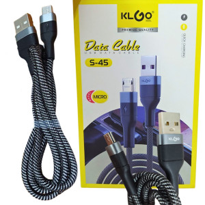 Кабель USB to miсro USB для быстрой зарядки телефона и передачи данных S-45 Провод плетеный 1м микро юсб