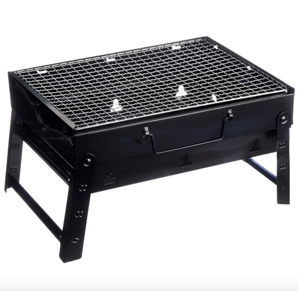 Мангал гриль валіза складана переносна BBQ розбірна портативна з гратами для пікніка 44х30х8см Мангал гриль валіза складана переносна BBQ розбірна портативна з гратами для пікніка 44х30х8см