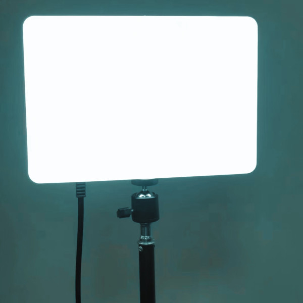 Светодиодная прямоугольная лампа для фото видео съемки PL26 штатив 2м LED прожектор портативный Ra95+