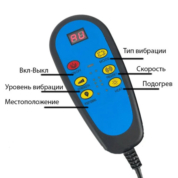 Массажный матрас коврик с подогревом Healthy Life JB-618A Массажер с вибрацией для всего тела с пультом Массажный матрас коврик с подогревом Healthy Life JB-618A Массажер с вибрацией для всего тела с пультом