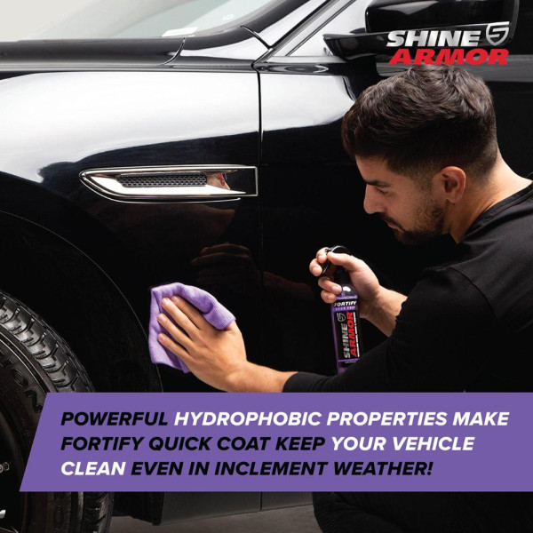 Полироль для удаления царапин с кузова авто Shine Armor спрей для блеска и защиты автомобиля