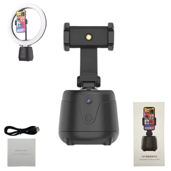 Умный смарт штатив для блогеров Smart Shooting Gimbal 360° селфи с датчиком движения настольный