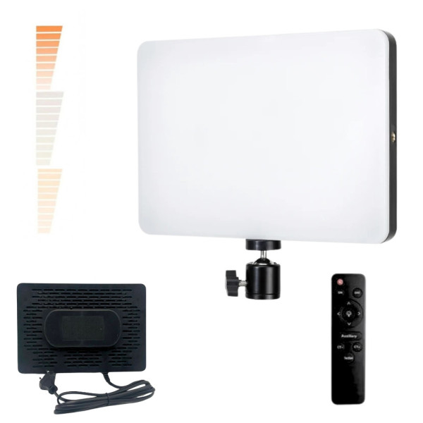 Светодиодная прямоугольная лампа RL-11 с пультом 23х16см LED SQUARE FILL LIGHT для фото и видеосъемки