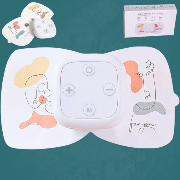 Миостимулятор EMS импульсный массажер Mini Magic Sticker MA-865 бабочка для мышц и тела