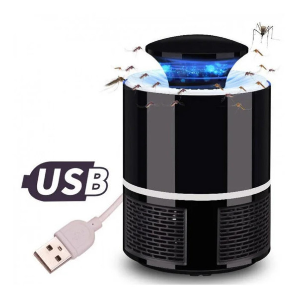 Антимоскітна лампа пастка від комарів Знищувач комах Mosquito Killer Lamp NV-818 USB 5 Вт