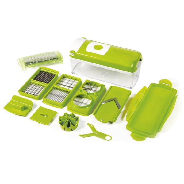 Овощерезка мультислайсер Nicer Dicer Plus ручной измельчитель для овощей и фруктов Терка шинковка 11 в 1 Овощерезка мультислайсер Nicer Dicer Plus ручной измельчитель для овощей и фруктов Терка шинковка 11 в 1
