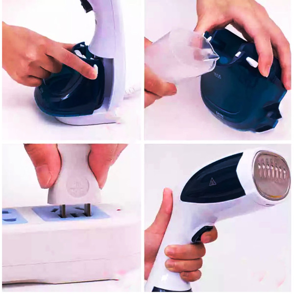 Ручной Отпариватель Difel Handheld Garment Steamer утюг паровой Вертикальный для одежды пароочиститель белый