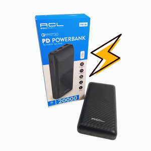Powerbank ACL PW-06 с быстрой зарядкой 20000 mAh портативная зарядка на 20000 повербанк тайп си и юсб