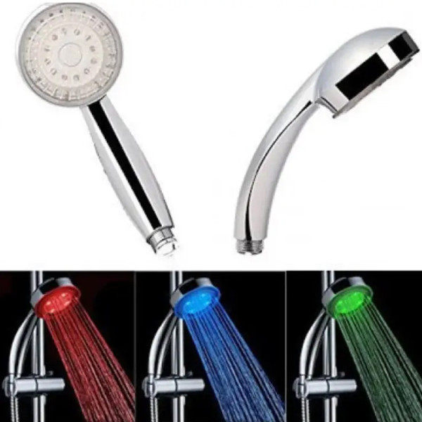 Лейка душевая со светодиодной подсветкой led shower 7 Colors верхний душ ванной комнаты светодиодная насадка Лейка душевая со светодиодной подсветкой led shower 7 Colors верхний душ ванной комнаты светодиодная насадка