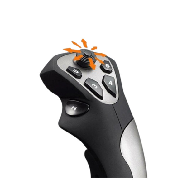 Джойстик штурвал для пк игровой проводной Flight Stick PXN 2113 PRO для авиасимулятора управление самолетом