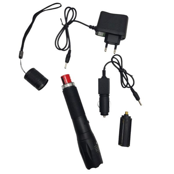 Фонарь ручной аккумуляторный STRONG LIGHT FLASHLIGHT 6061 фонарик с фокусировкой луча в металлическом корпусе Фонарь ручной аккумуляторный STRONG LIGHT FLASHLIGHT 6061 фонарик с фокусировкой луча в металлическом корпусе