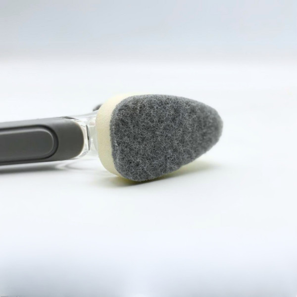 Двостороння щітка з дозатором для миття посуду Dish Wand Scrub Вrush 2в1 кухонна губка Двостороння щітка з дозатором для миття посуду Dish Wand Scrub Вrush 2в1 кухонна губка