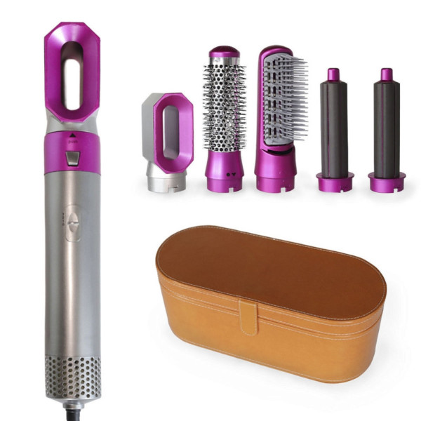 Фен стайлер​​​​​​​ 5 в 1 в подарочной коробке HAIR BRUSH щетка с насадками для завивки и укладки волос
