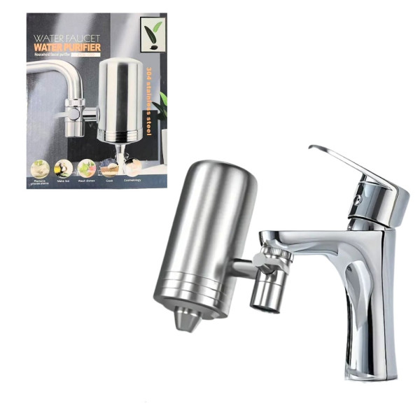 Фильтр насадка на кран Water Purifier ZSF-080 для очистки воды проточный Фильтр насадка на кран Water Purifier ZSF-080 для очистки воды проточный