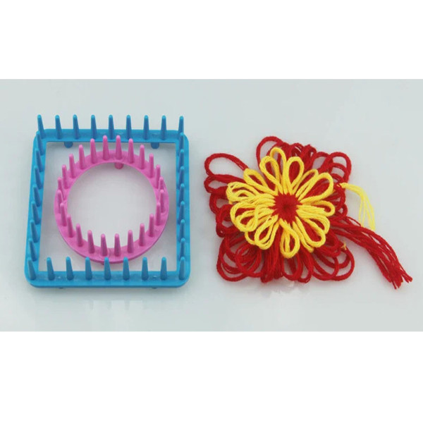 Набор для вязания цветов и узоров (для тенерифе), Станок Flower loom, Спицы, крючки и аксессуары для вязания Набор для вязания цветов и узоров (для тенерифе), Станок Flower loom, Спицы, крючки и аксессуары для вязания