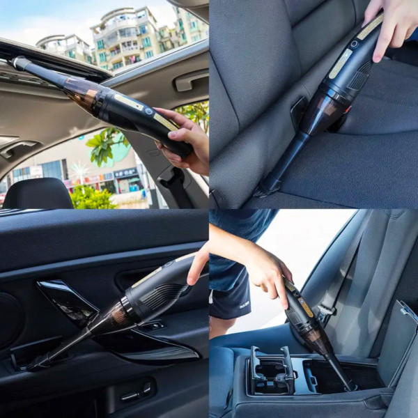 Портативный автомобильный пылесос Vacuum Cleaner HY05 Беспроводной мини пылесос для уборки автомобиля Портативный автомобильный пылесос Vacuum Cleaner HY05 Беспроводной мини пылесос для уборки автомобиля