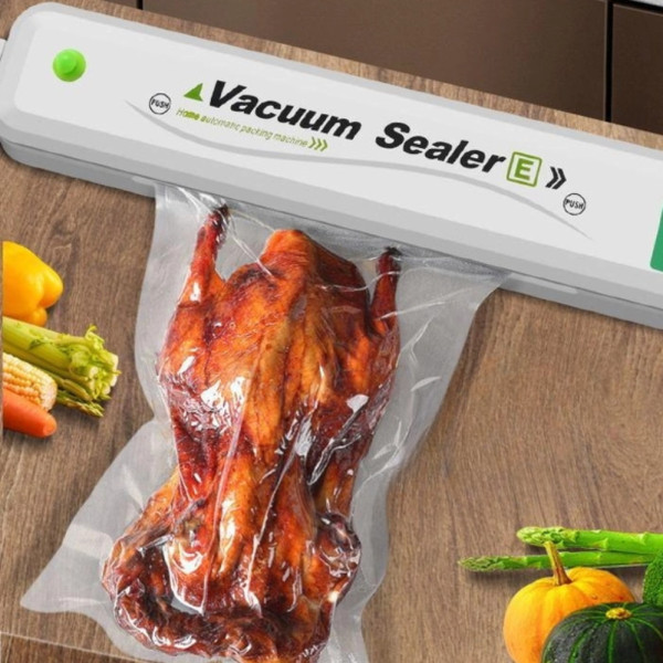 Автоматический вакууматор Vacuum Sealer вакуумный упаковщик бытовой аппарат для упаковки продуктов