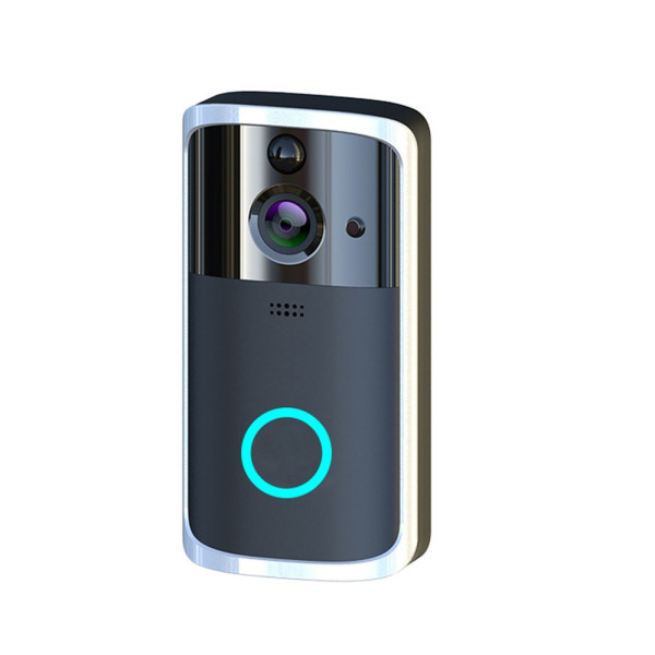 Беспроводной видеозвонок с датчиком движения HD Wi-Fi Eken V5 Black Bluetoth видео звонок глазок на дверь Беспроводной видеозвонок с датчиком движения HD Wi-Fi Eken V5 Black Bluetoth видео звонок глазок на дверь