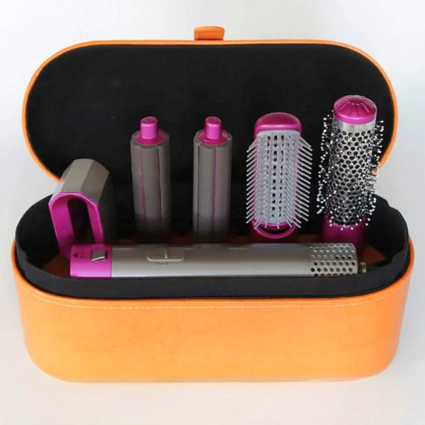 Фен стайлер​​​​​​​ 5 в 1 в подарочной коробке HAIR BRUSH щетка с насадками для завивки и укладки волос