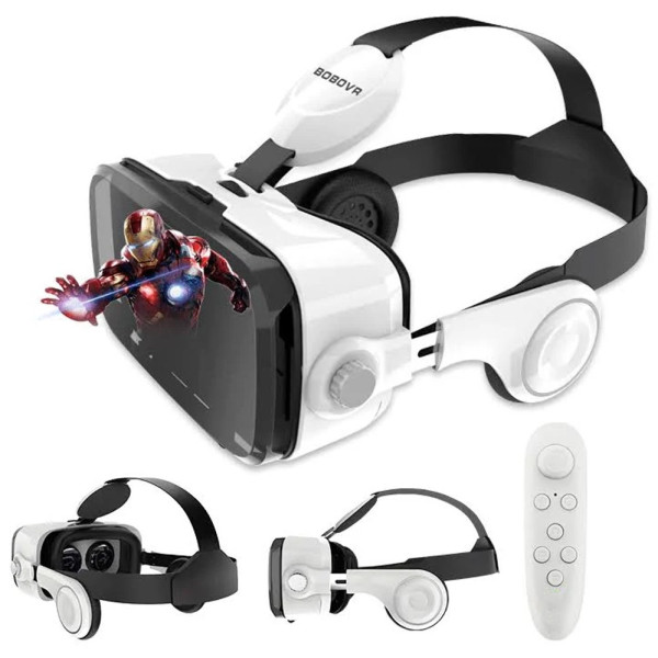 3D очки Шлем виртуальной реальности для смартфона BOBO VR Z4 для телефона с пультом и наушниками