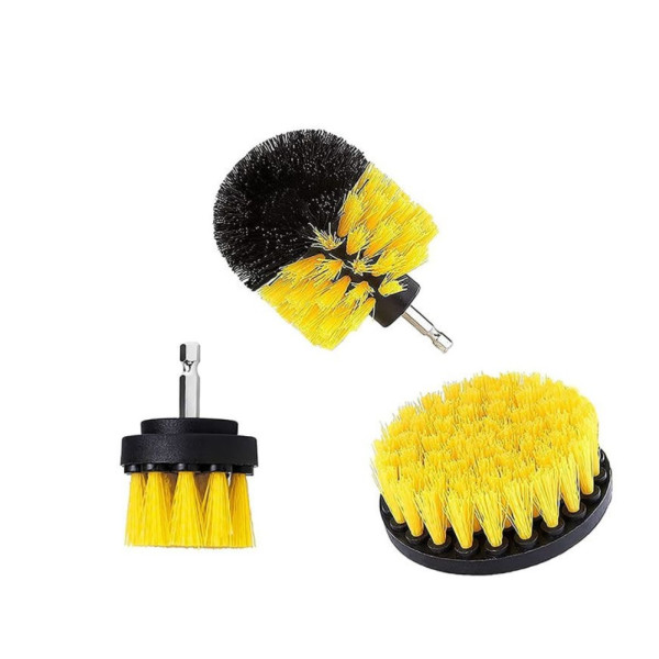 Щетки для чистки и уборки Насадки на дрель шуруповерт набор 3 шт Drill Brush для химчистки авто Щетки для чистки и уборки Насадки на дрель шуруповерт набор 3 шт Drill Brush для химчистки авто