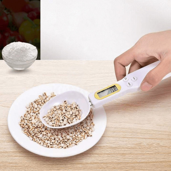 Электронная мерная ложка весы с LCD экраном Digital Spoon Scale цифровая до 300 г высокая точность Белая Электронная мерная ложка весы с LCD экраном Digital Spoon Scale цифровая до 300 г высокая точность Белая