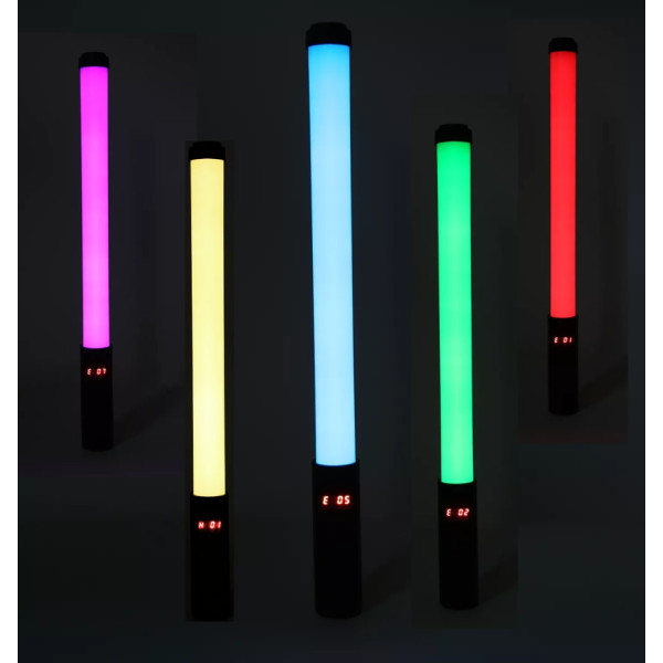 Лампа Led різнобарвна меч Led Stick RGB палиця для фото і відео Стік жезл для Селфі і блогерів з пультом