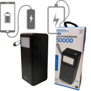 Power bank 50000 mAh повербанк ACL PW-07 зарядка для телефона зарядное устройство Lightning Type-C MicroUSB US