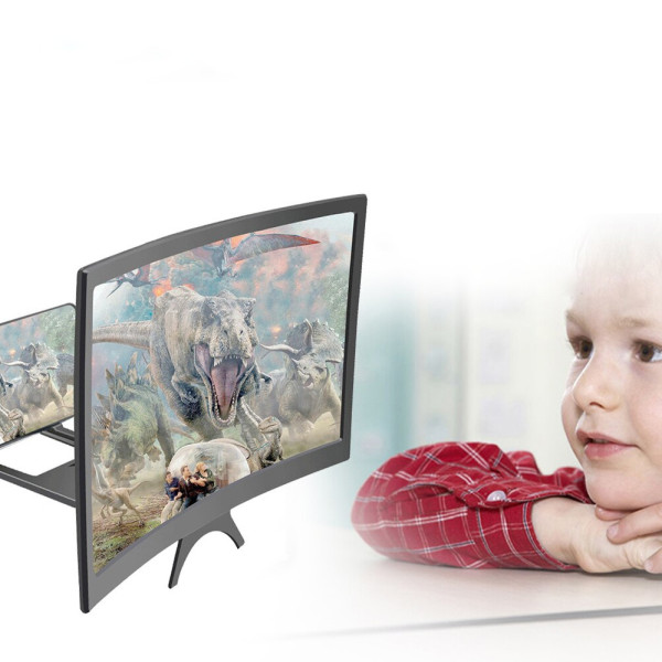 3D увеличитель экрана телефона HD 3Д Подставка для телефона L6 с изогнутым экраном 12 дюймов