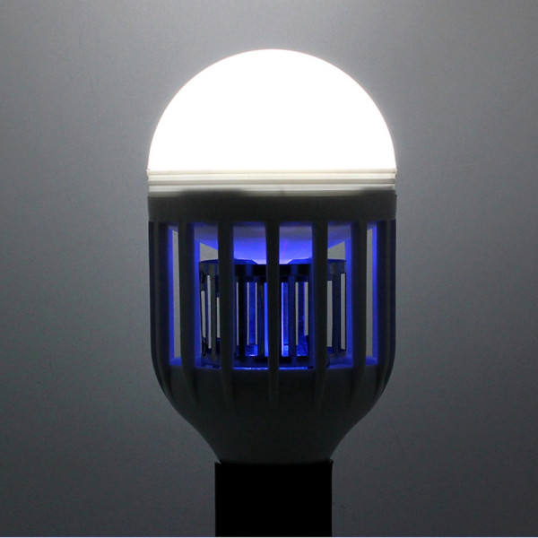 Лампа Светодиодная от комаров Зап Лайт LED Лампочка уничтожитель насекомых 9W Ловушка Антимоскитная Лампа Светодиодная от комаров Зап Лайт LED Лампочка уничтожитель насекомых 9W Ловушка Антимоскитная