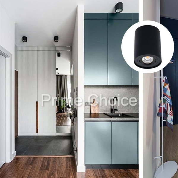 Светодиодный накладной точечный светильник спот черный 25 Вт Kanlux Bord DLP50W Точечные накладные светильники