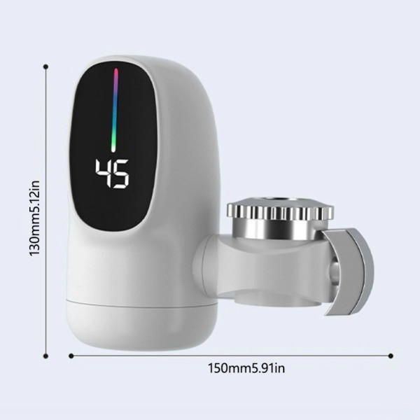Электрический проточный водонагреватель с экраном Electric Water Heater насадка бойлер на кран ZSW-D03 Электрический проточный водонагреватель с экраном Electric Water Heater насадка бойлер на кран ZSW-D03