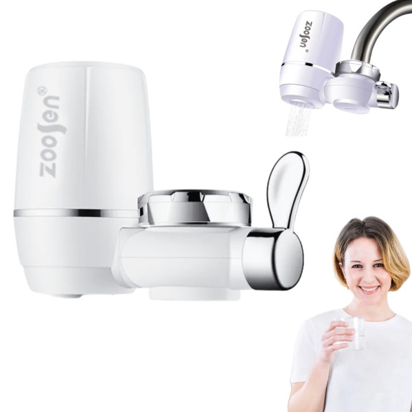 Фильтр насадка на кран для очистки воды Water Purifier проточный очиститель с активированным углем