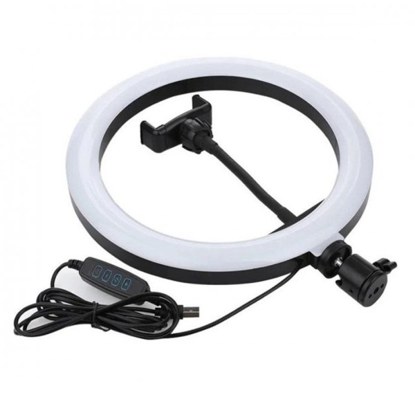 Кольцевая лампа Ring fill Light 30 см со штативом 2м светодиодное LED кольцо от USB с пультом на шнуре