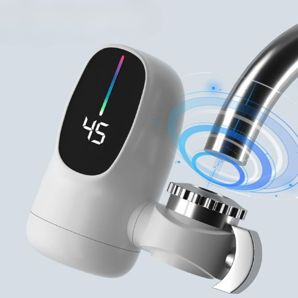 Электрический проточный водонагреватель с экраном Electric Water Heater насадка бойлер на кран ZSW-D03 Электрический проточный водонагреватель с экраном Electric Water Heater насадка бойлер на кран ZSW-D03