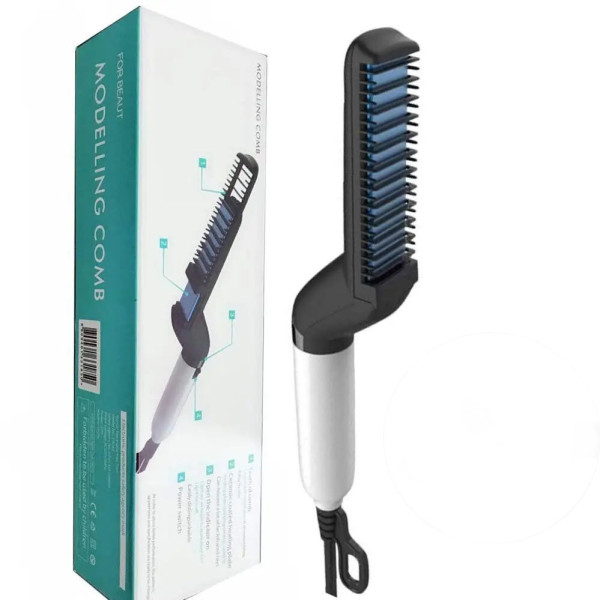 Расческа выравниватель электрическая Modelling Comb For Beaut выпрямитель для бороды и укладки волос Расческа выравниватель электрическая Modelling Comb For Beaut выпрямитель для бороды и укладки волос