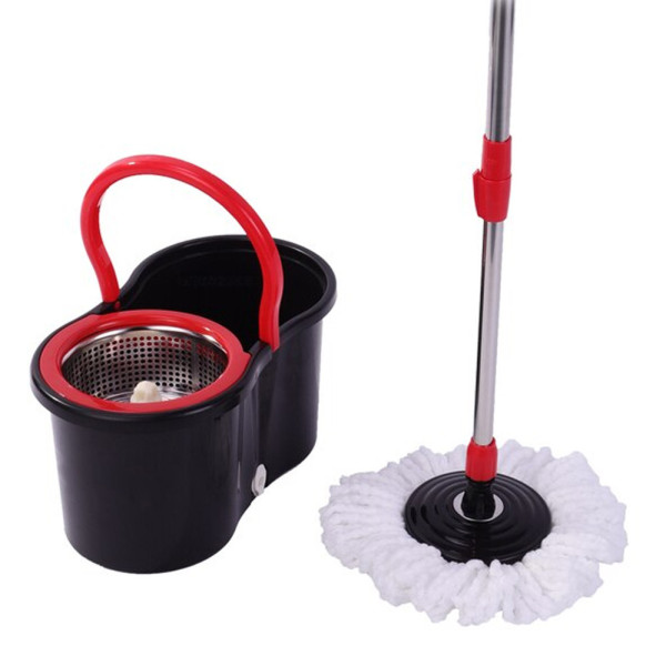 Швабра з відром та автоматичним віджиманням полосканням Spin Mop турбо швабра ледарка з центрифугою