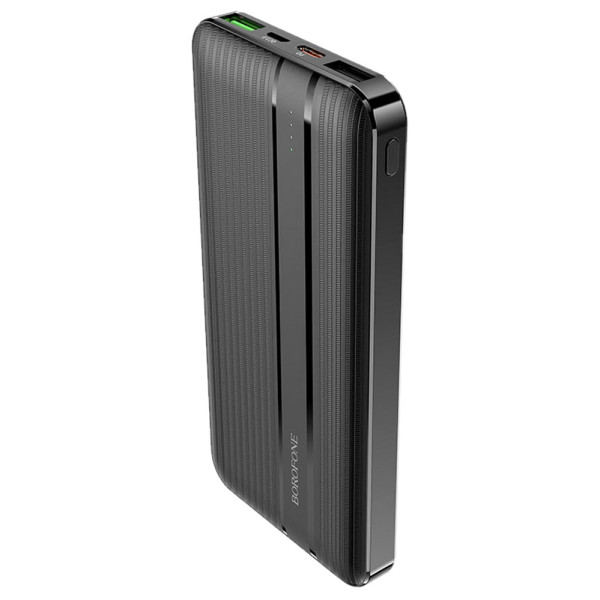 Портативный внешний аккумулятор  BJ9 10000 mAh чорный Power bank зарядное устройство повербанк usb Type-C