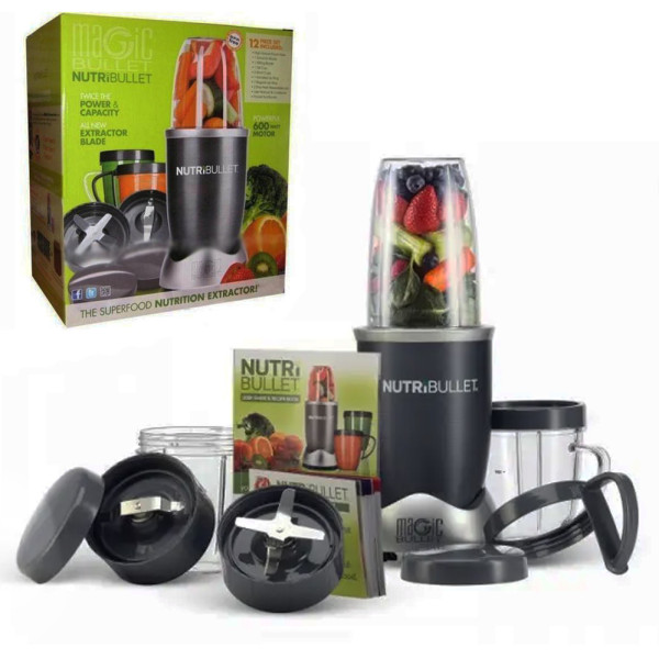 Блендер універсальний Nutribullet Magic Bullet 600W харчовий екстрактор кухонні комбайни та подрібнювачі Блендер універсальний Nutribullet Magic Bullet 600W харчовий екстрактор кухонні комбайни та подрібнювачі