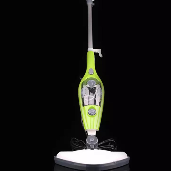 Паровая швабра многофункциональная H2O Mop X10 пароочиститель электрошвабра универсальная Зеленая